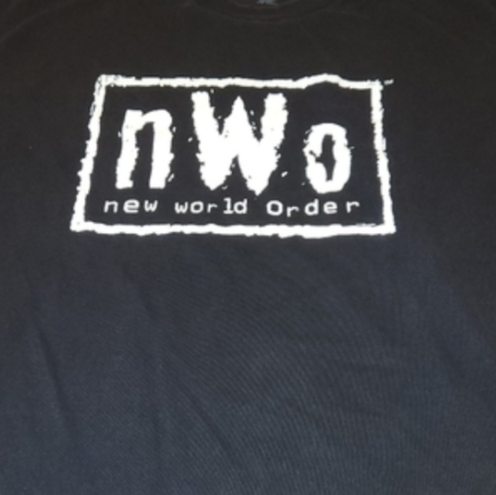 NWO (NEW WORLD ORDER) - HOME MADE SLEEVELESS SHIRT - MENS SIZE 2X - WWE